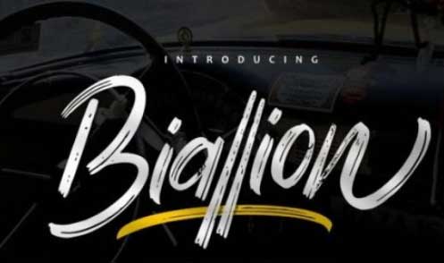 Biallion Font