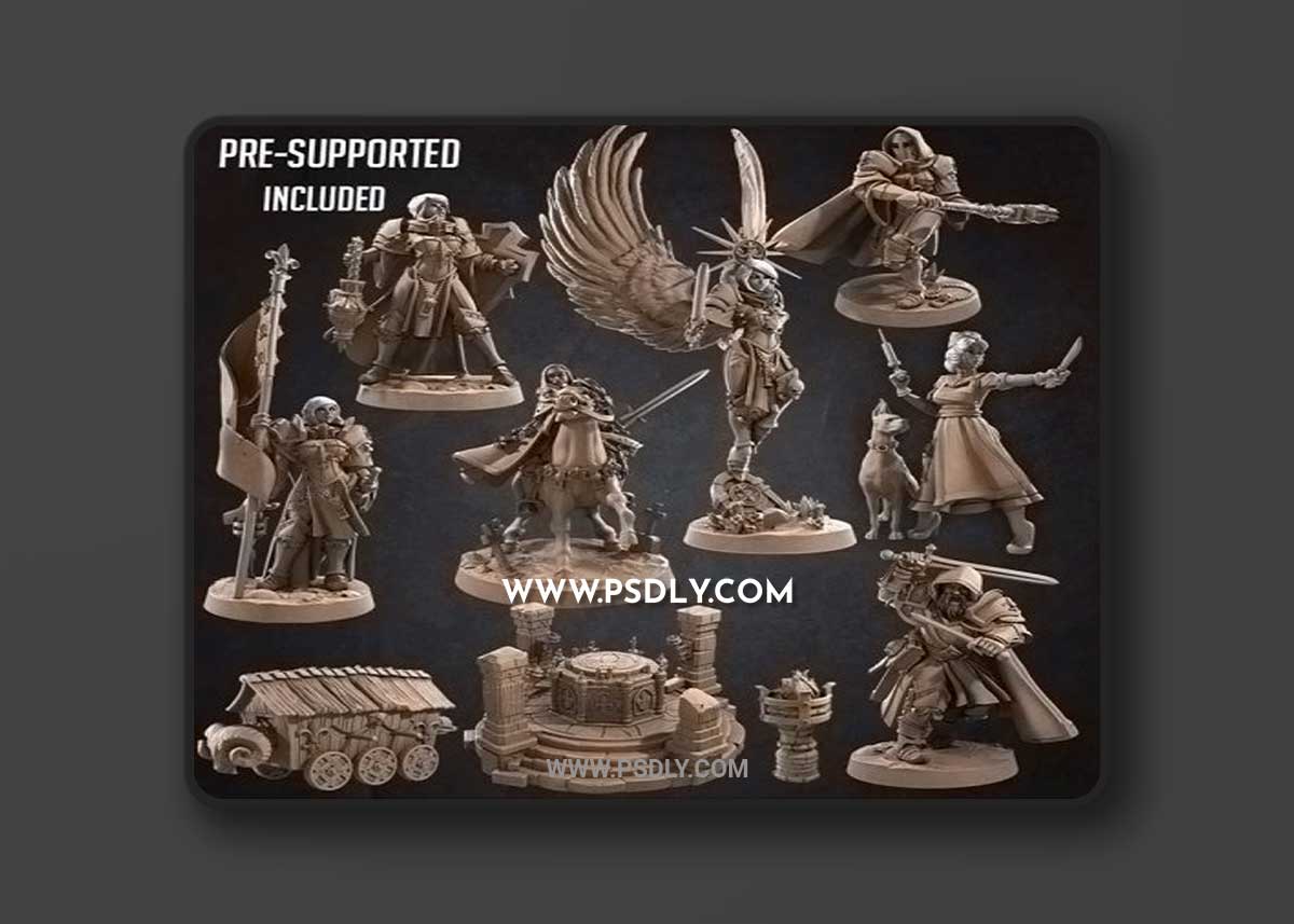 Bite the Bullet – Fantasy Battle Sisters April 2021 3D Model