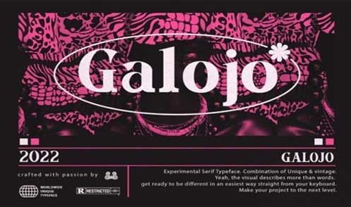 CM - Galojo - Modern Serif Typeface 7288659