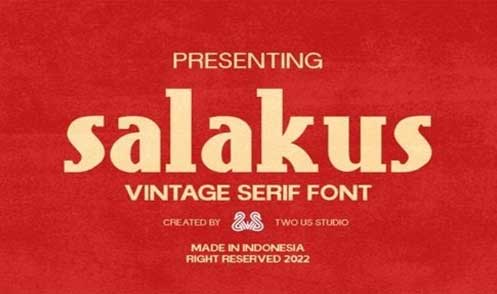 CM - Salakus Font 7288662