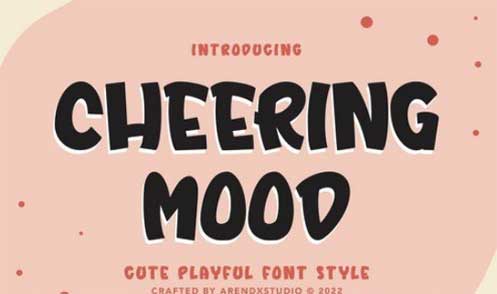 Cheering Mood - Cute Playful Font