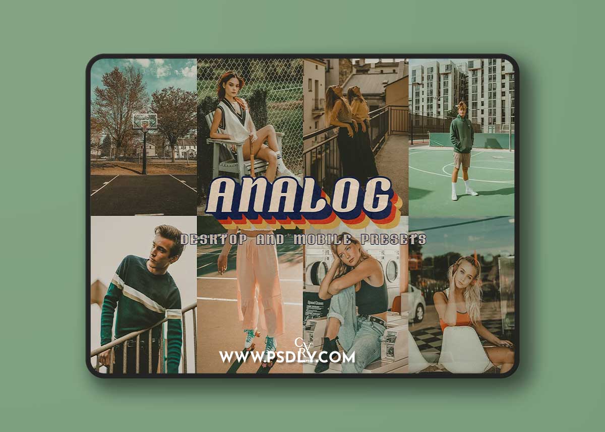 CreativeMarket - 10 Analog Lightroom Presets 7256679