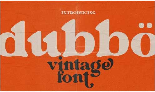 Dubbo - Retro Serif Font