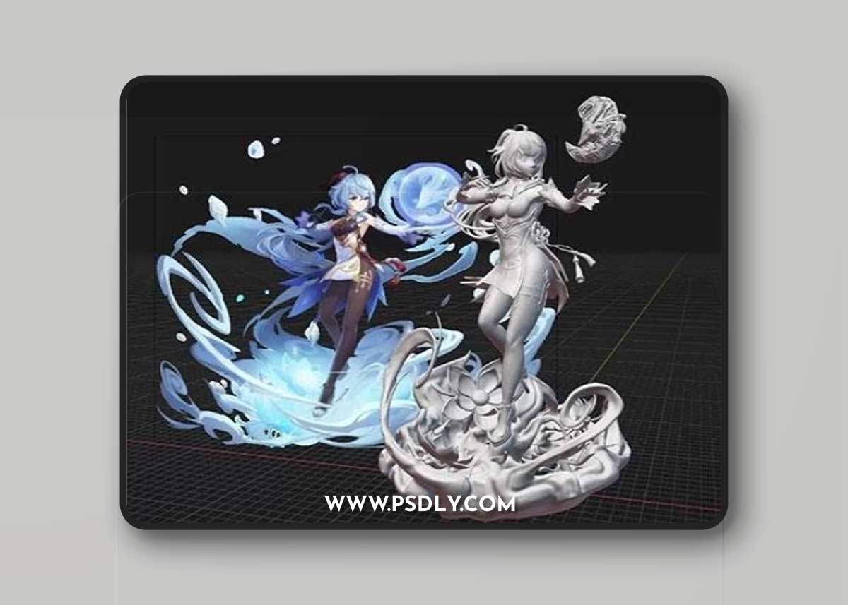 Ganyu - Genshin Impact 3D Print Model