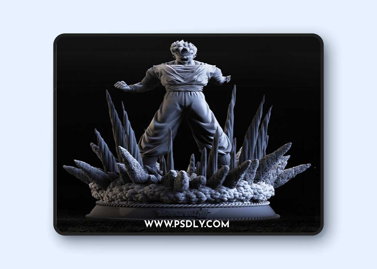 Gohan Adult v2 3D Model