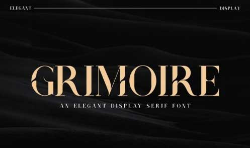 Grimoire - Elegant Fashion Font