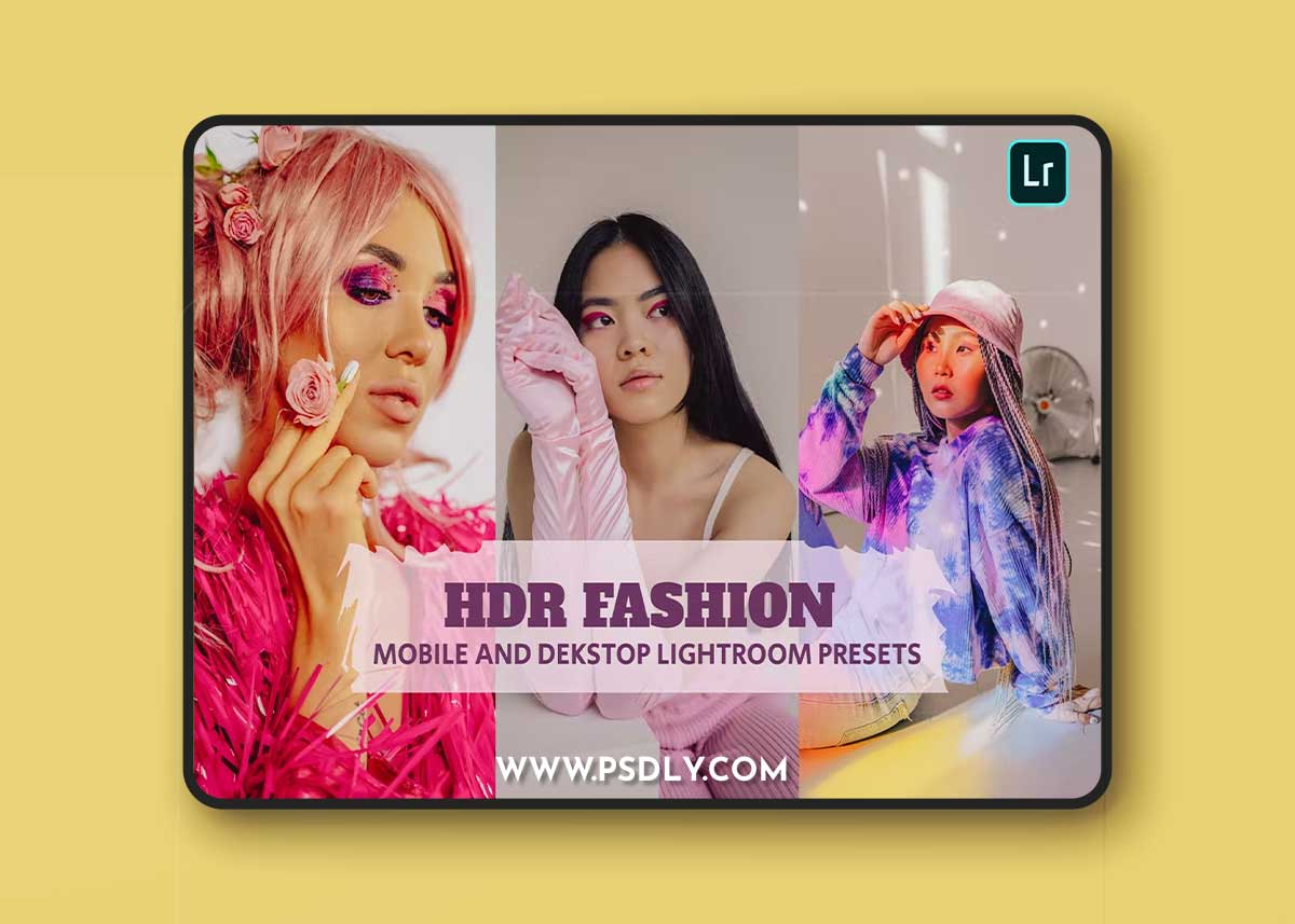 HDR Fashion Lightroom Presets Dekstop and Mobile