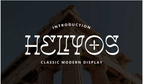 Heliyos - Slab Serif Display Font