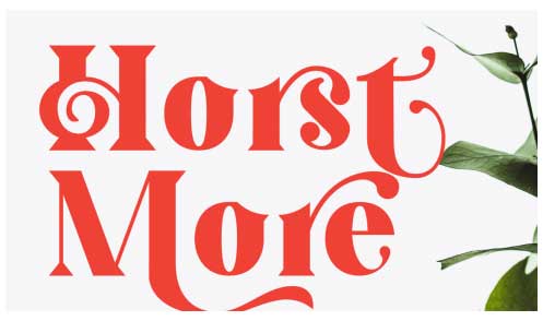 Horst More Font