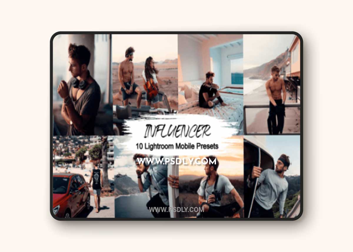 Influencer Desktop and Mobile Lightroom Presets