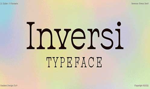 Inversi Font Family