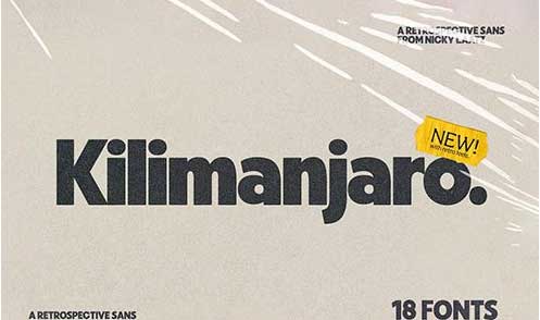 Kilimanjaro Sans Font Family