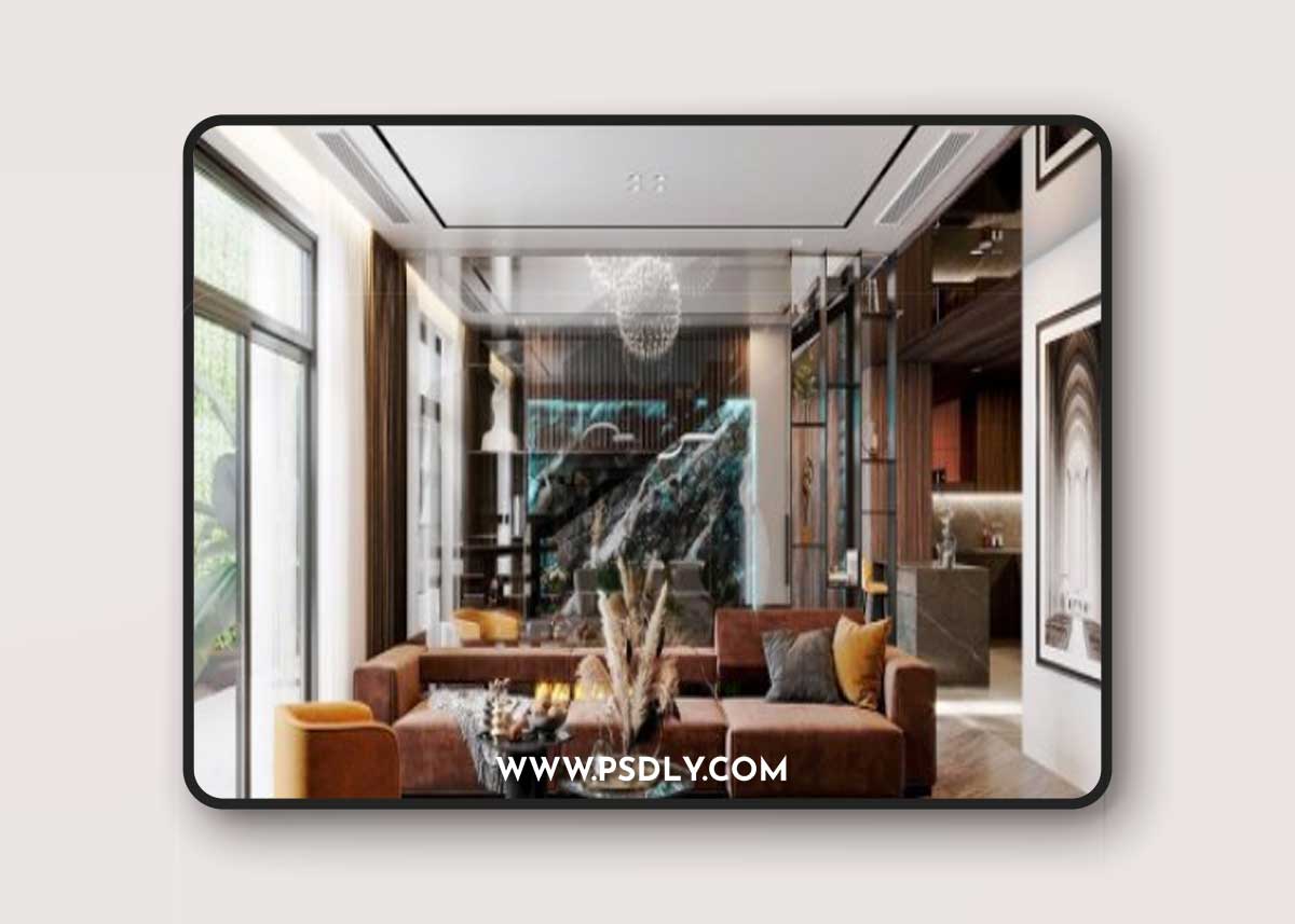 Living Room – Kitchen Inter by Nguyen Duy Chi Nghia