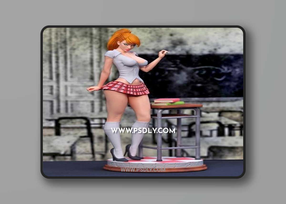 MJ school 3D Print Model