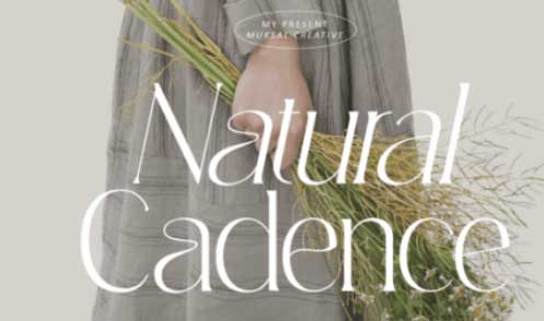 Natural Cadence Font