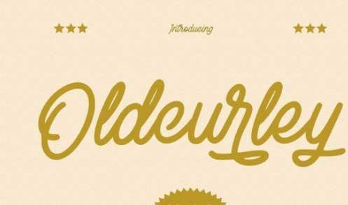 Oldcurley Script Font