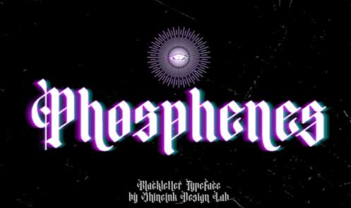 Phosphenes Font