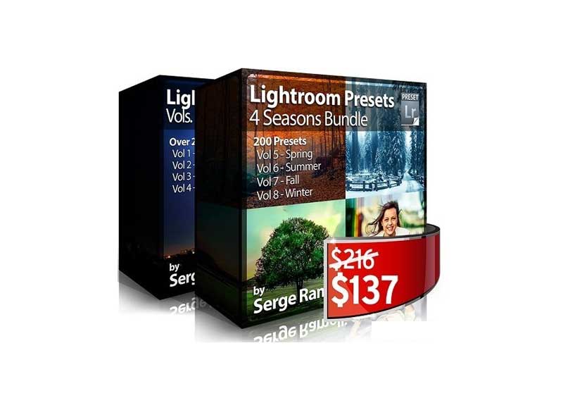 PhotoSerge Lightroom Presets Collection Vol. 1-8 Bundle