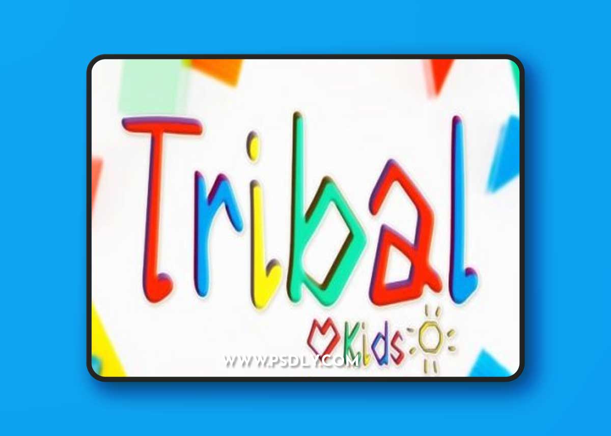 Procreate Brush Tribal Kids Alphabet a-Z