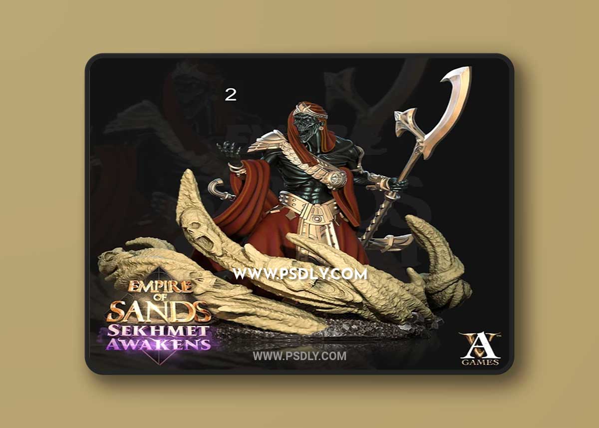 Sekhmet Awakens Sandmancer Aristocrat 2 3D Print Model