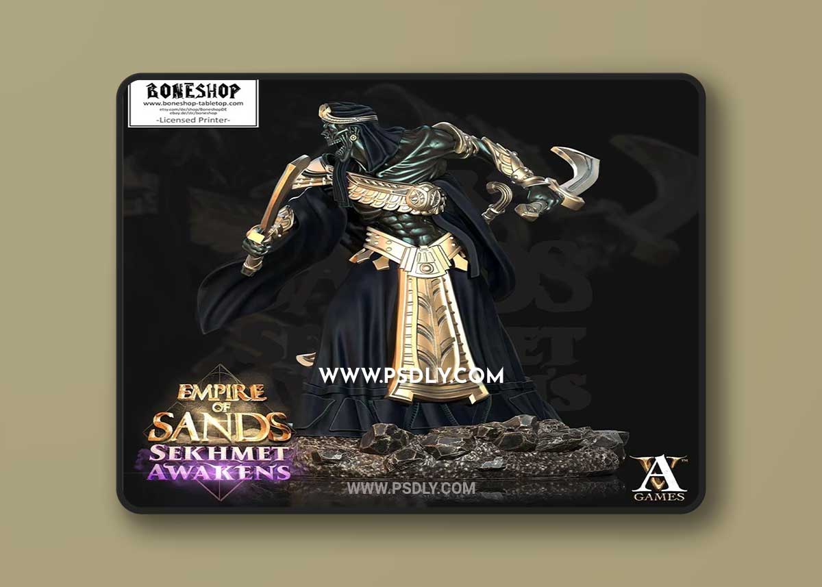 Sekhmet Awakens Sandmancer Aristocrat 4 3D Print Model