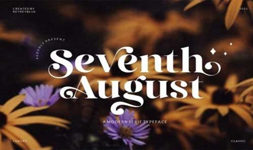 Seventh August Font