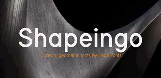 Shapeingo Font Family