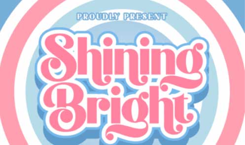 Shining Bright Font