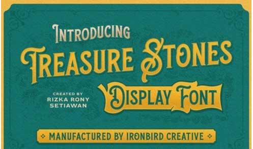 Treasure Stones Font