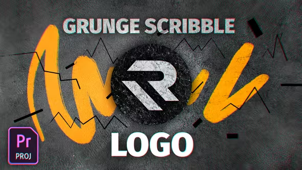 Videohive Grunge Scribble Logo 27541437