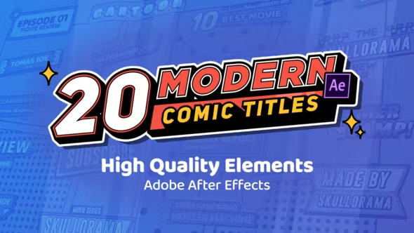 Videohive Modern Comic Titles 27957519