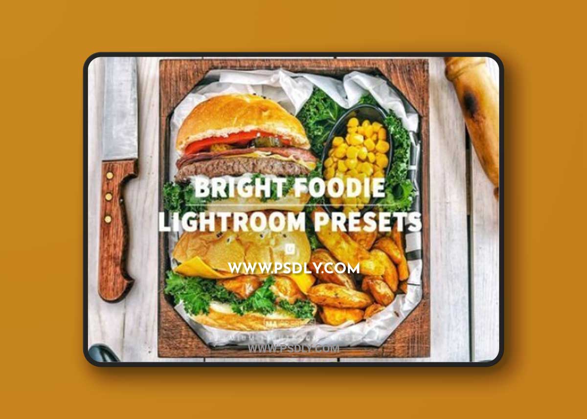 10 BRIGHT FOOD Lightroom Presets