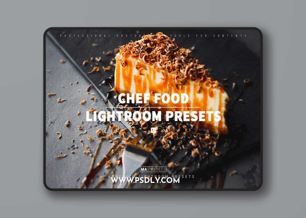10 CHEF FOOD Lightroom Presets