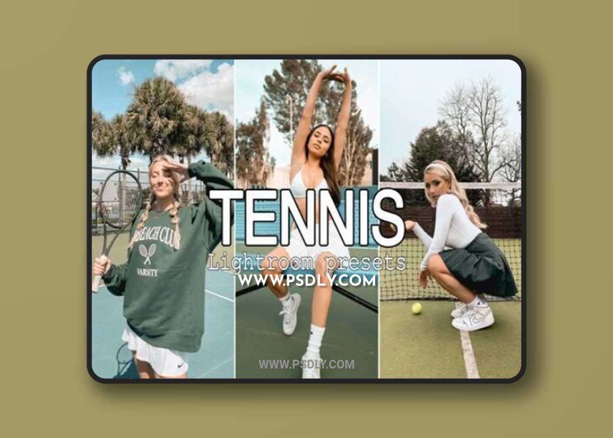 14 Tennis Lightroom Mobile Presets