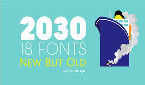 2030 Font Family