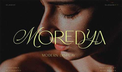 2030 Font FamilyMoredya Typeface