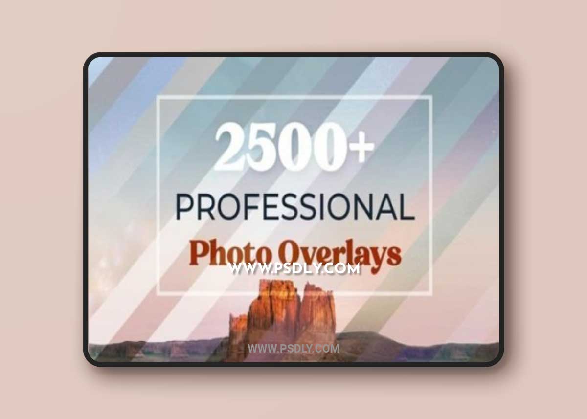 2500+ Professional Photo Overlays Bundle