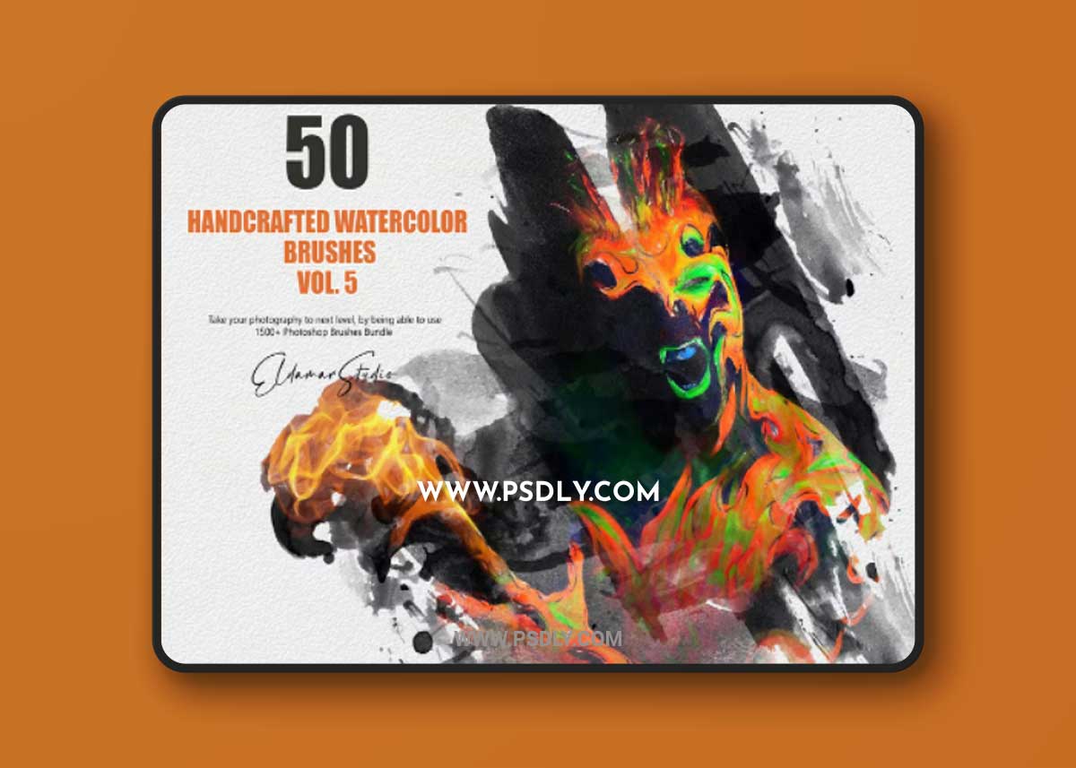 50 Handmade Watercolor Brushes - Volume 5