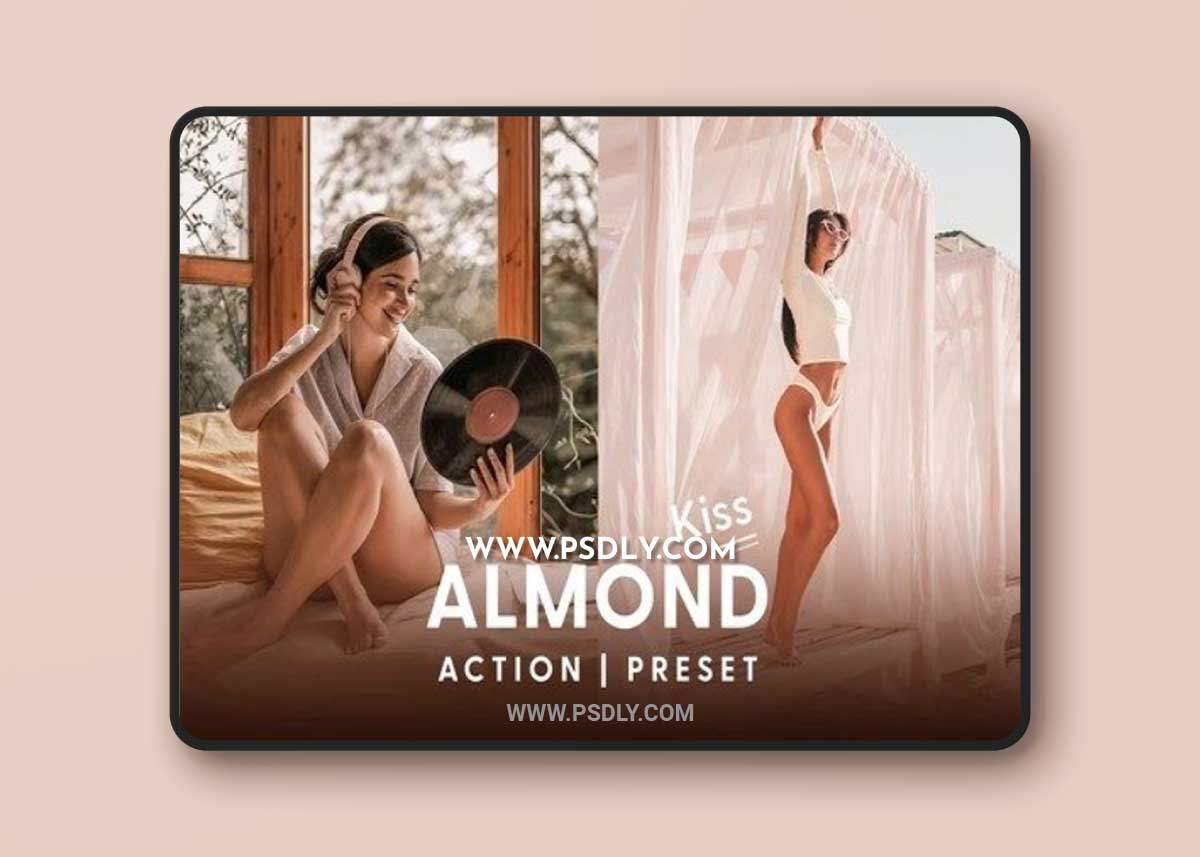 Almond Kiss - Actions & Presets