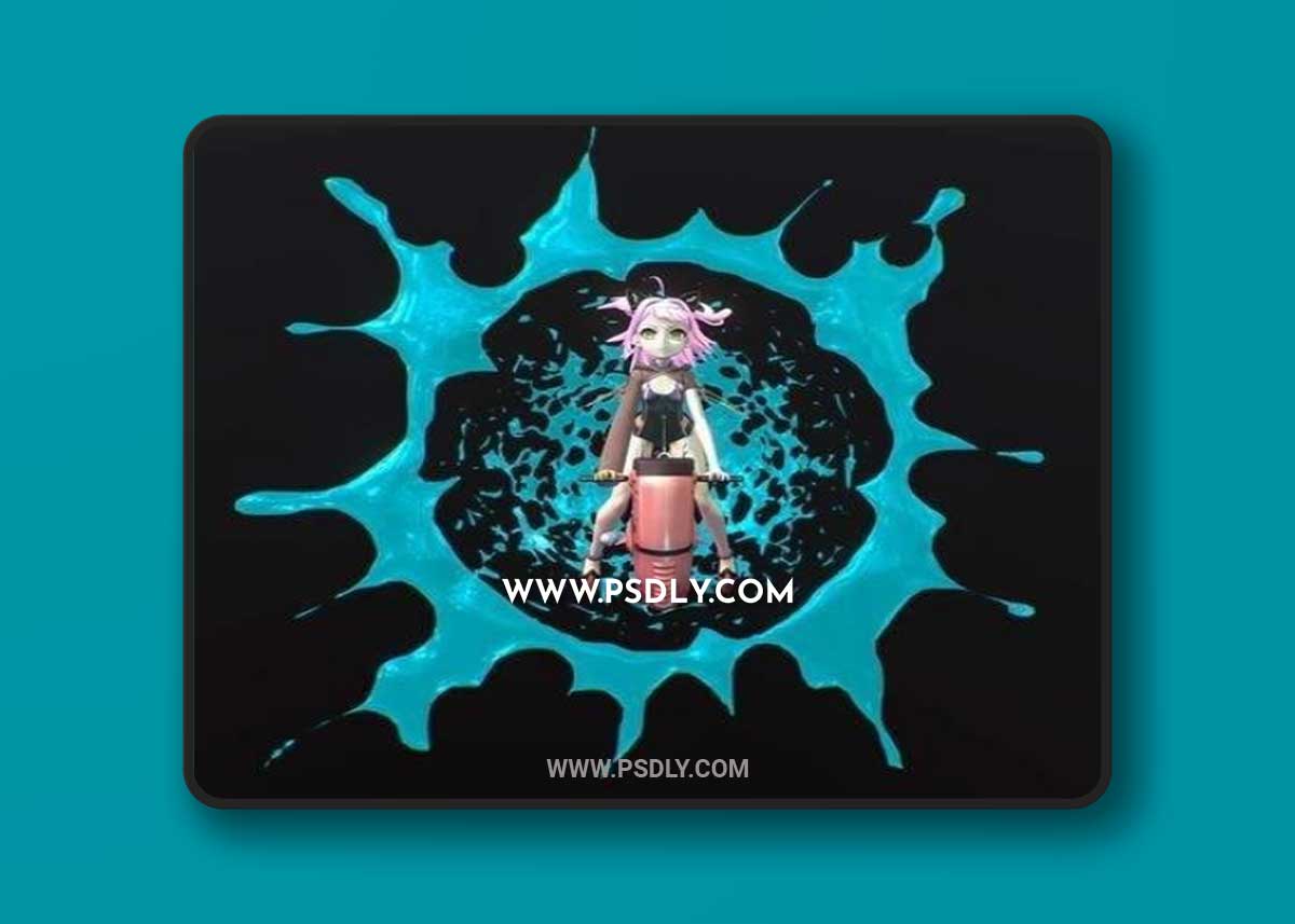 Azur Lane U-81 and Brandi - Sword Dance 3D Model