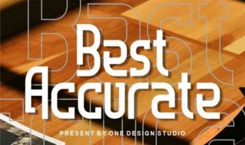 Best Accurate Font