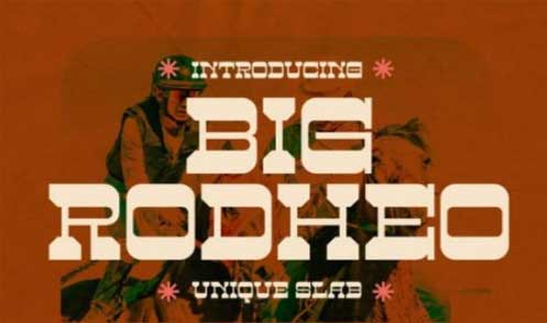 Big Rodheo Font