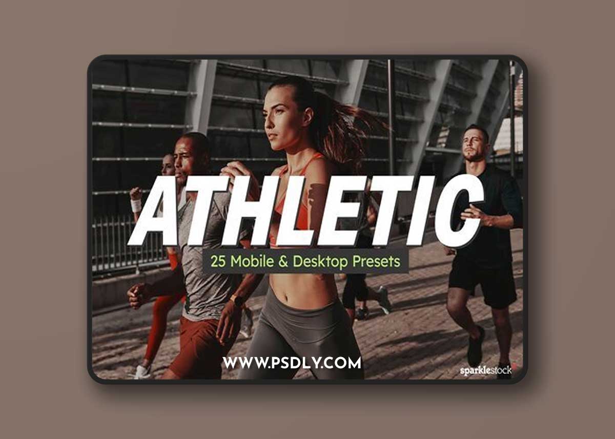 CreativeMarket - 25 Athletic Lightroom Presets LUTs 7368379