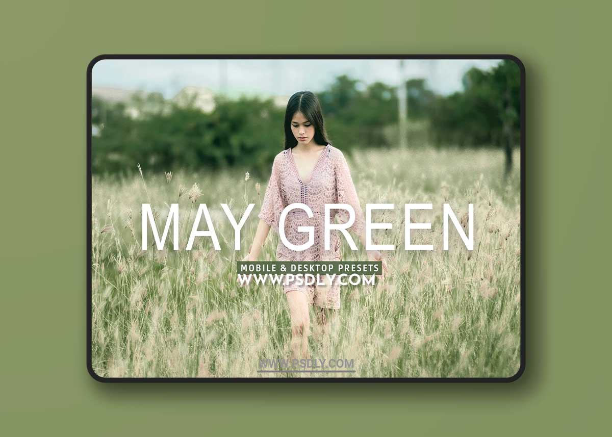 CreativeMarket - May Green Pro Lightroom Presets 7382385