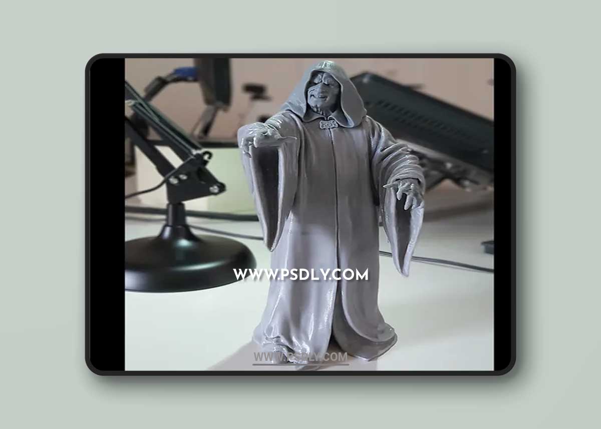 Darth Sidious 3D STL 3D Model