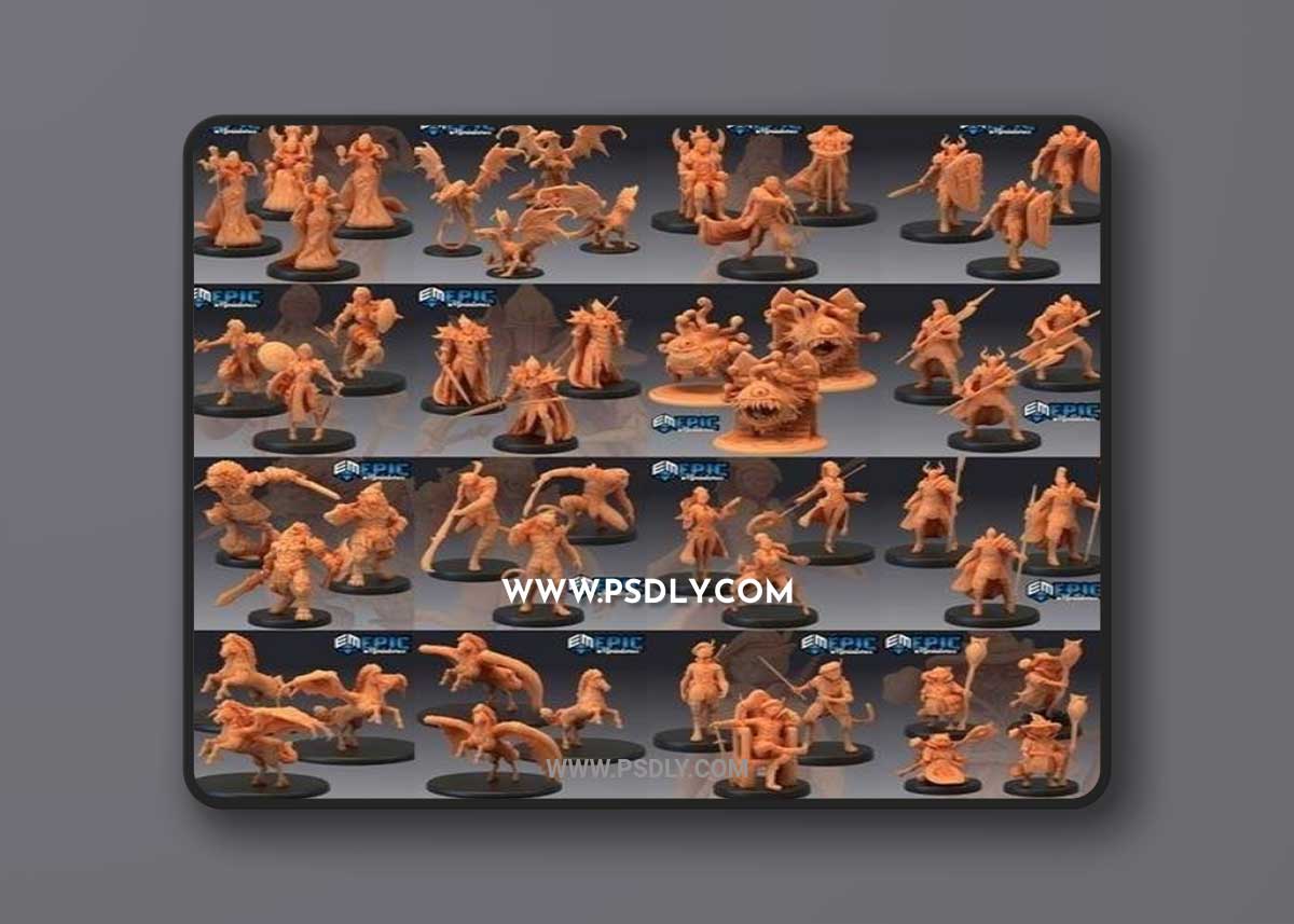 Epic Minis - Last Rebellion 3D Model