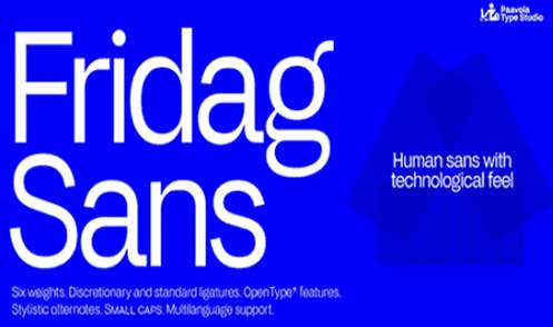 Fridag Sans Font Family