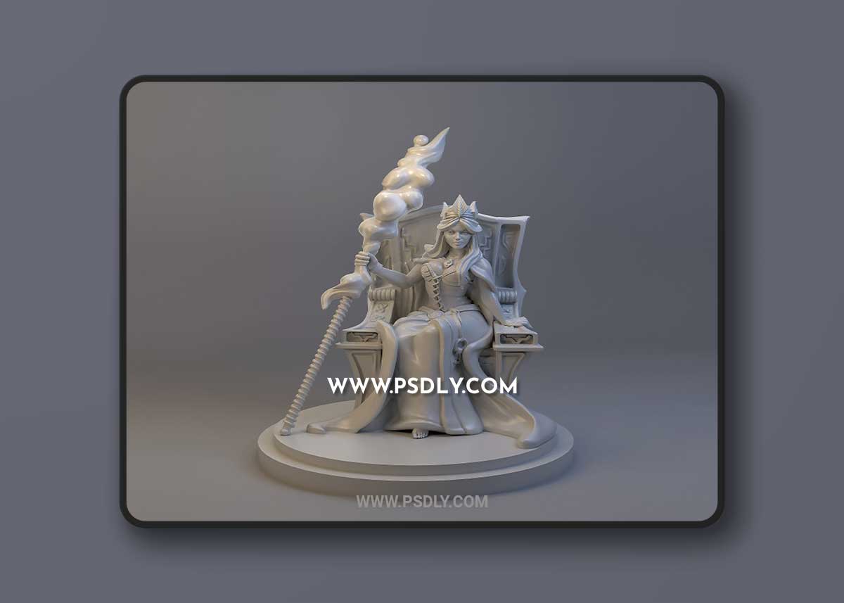 Frigg Norse Goddess 3D Print