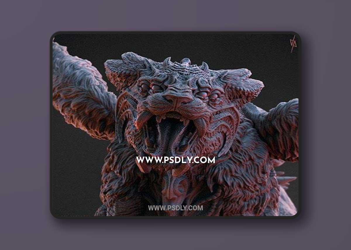 Kojiro Panther 3D Print 3D Model