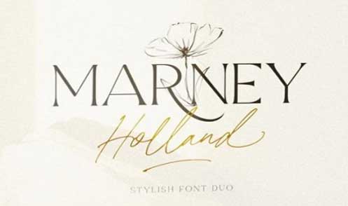Marney Holland Font